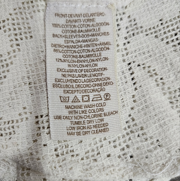 Free People Lace Crochet Top - Picture 4 of 9